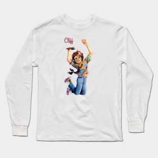 Cliff Caricature Cliff Richard funny Long Sleeve T-Shirt